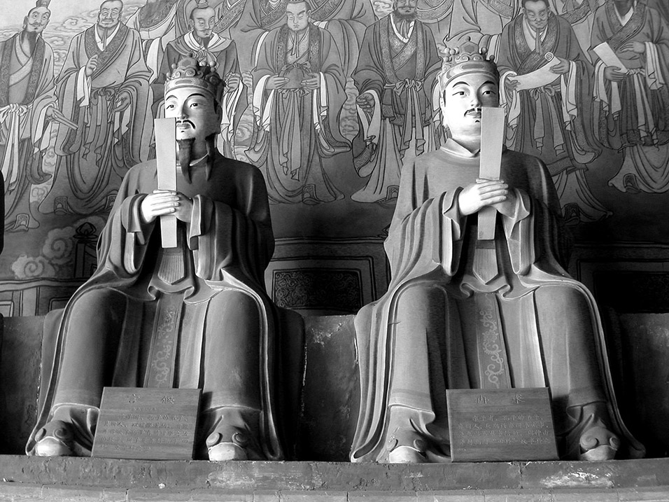 china/2004/pingyao_sculptures_bw